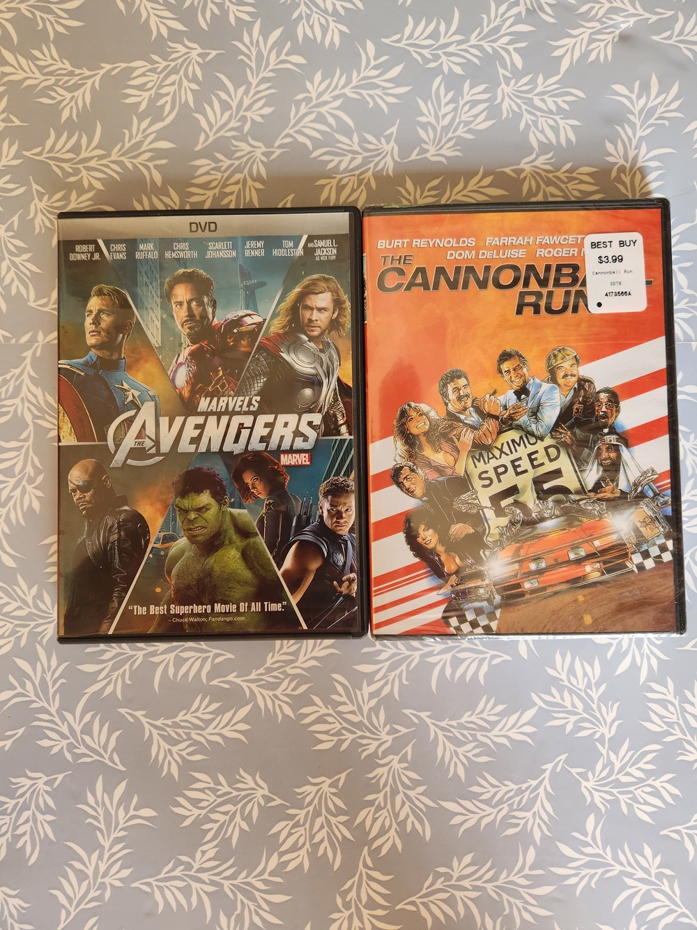 Marvel's The Avengers & The Cannonball Run DVD Duo